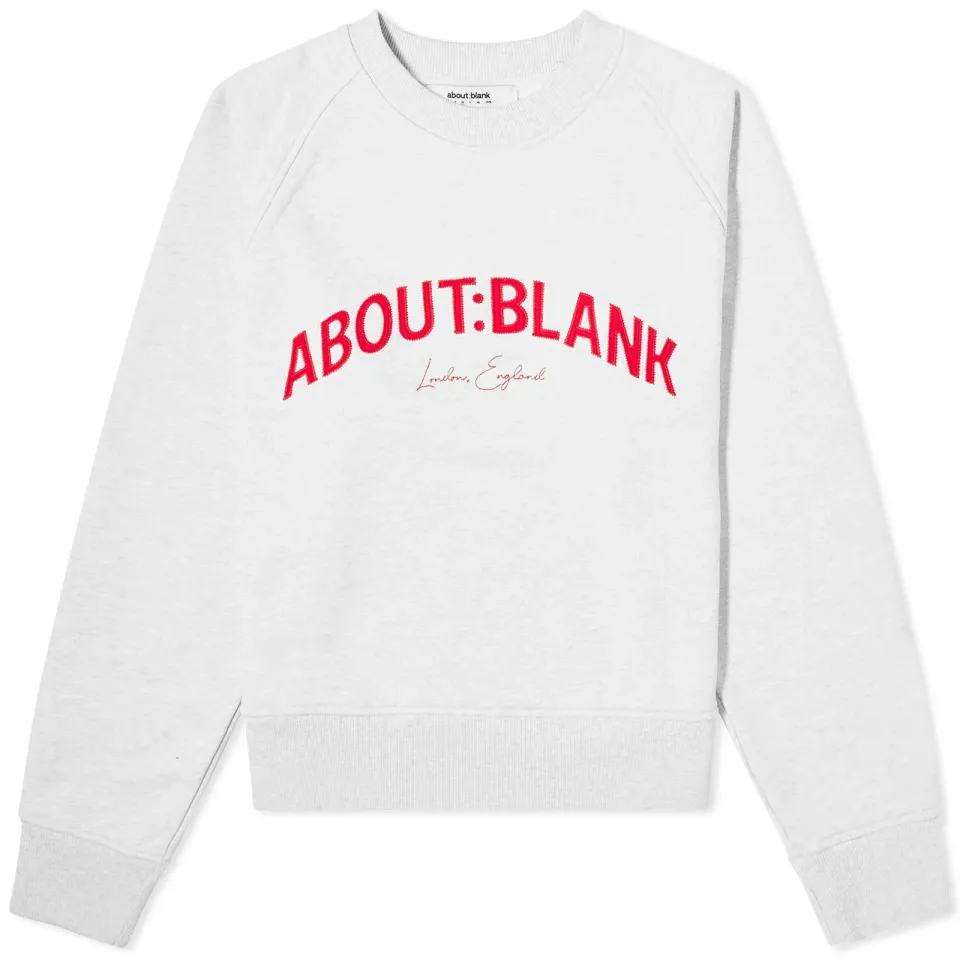 College Logo Crew Sweat