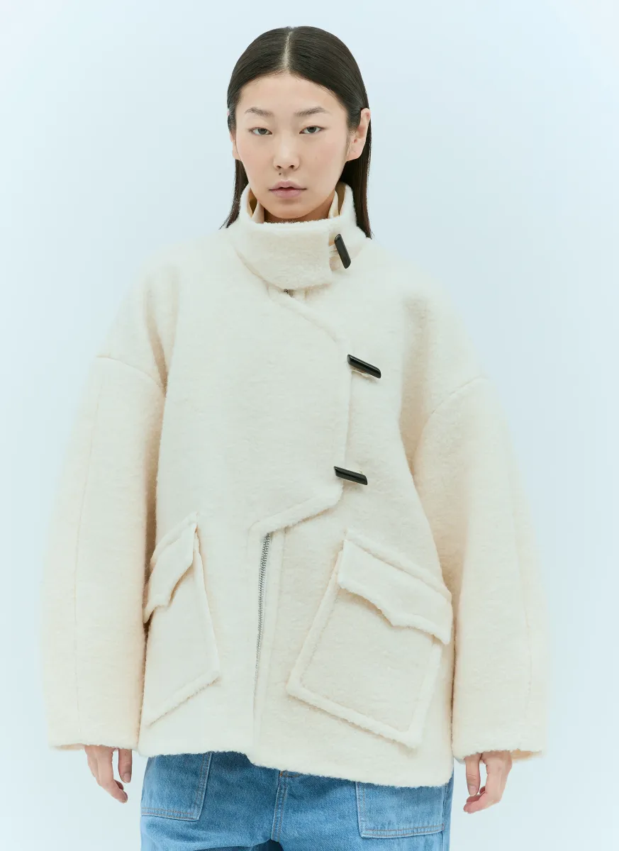 Boucle Drop-Shoulder Jacket