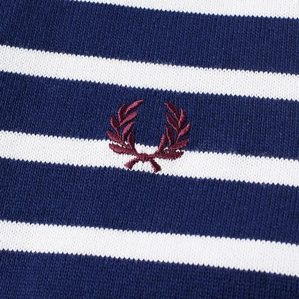 Fred Perry Long Sleeve Breton Stripe Tee