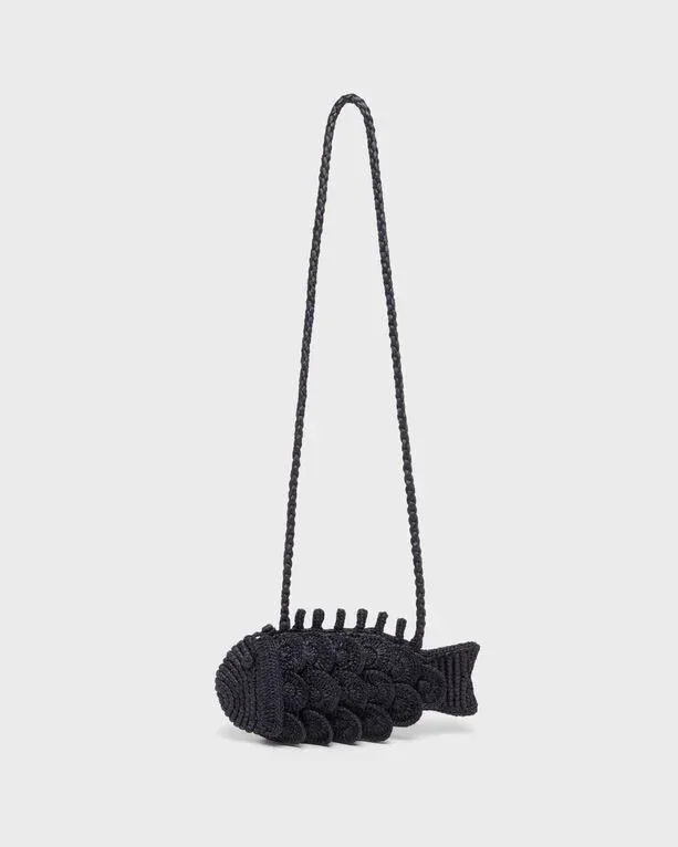 Women Raffia Small Fish Bag