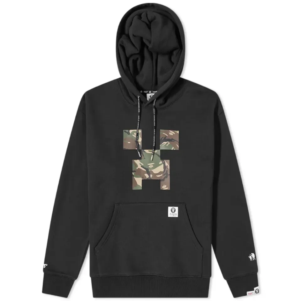 AAPE x Minecraft Logo Hoodie