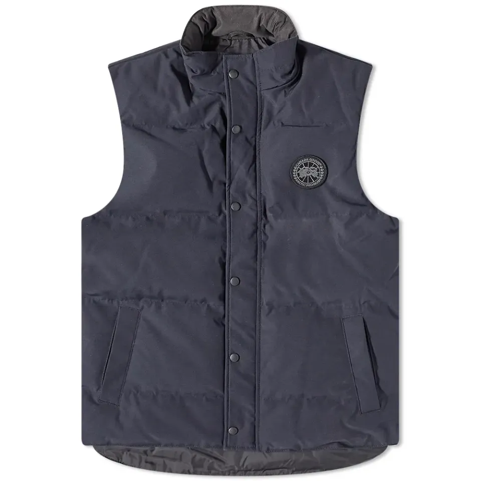 Navy Disc Garson Vest