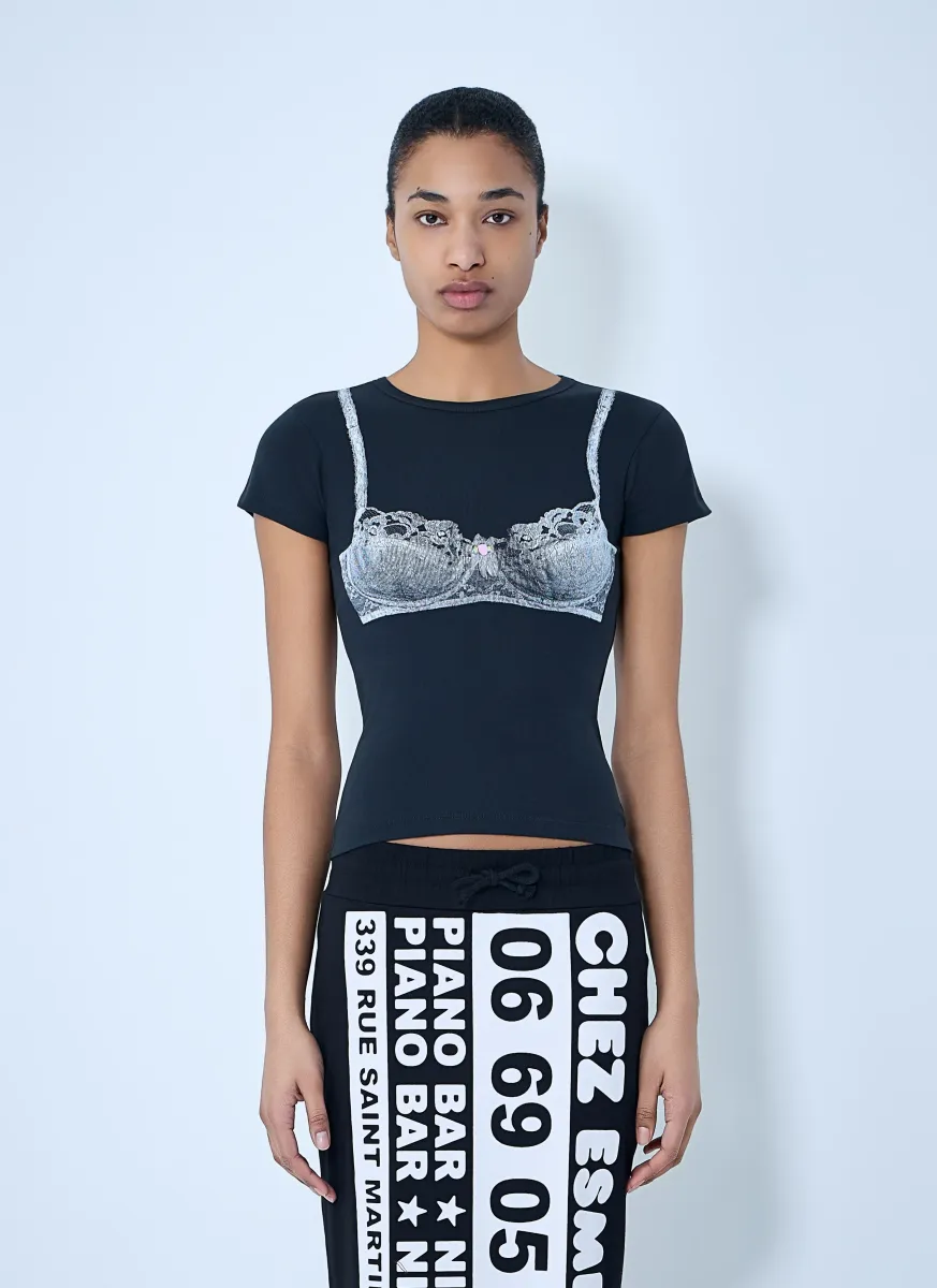 Bra-Print T-Shirt