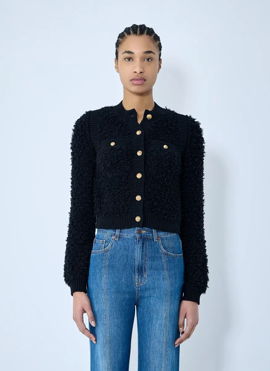 Short Fitted Cardigan