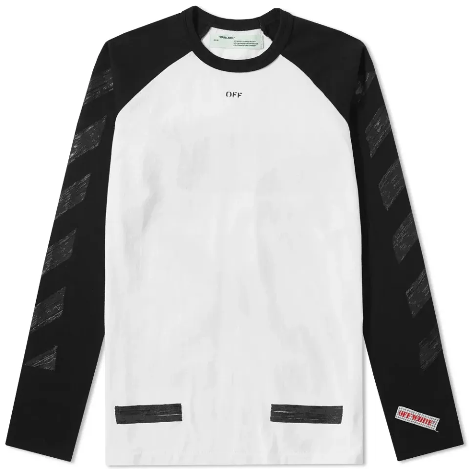 Diagonal Brushed Raglan Tee