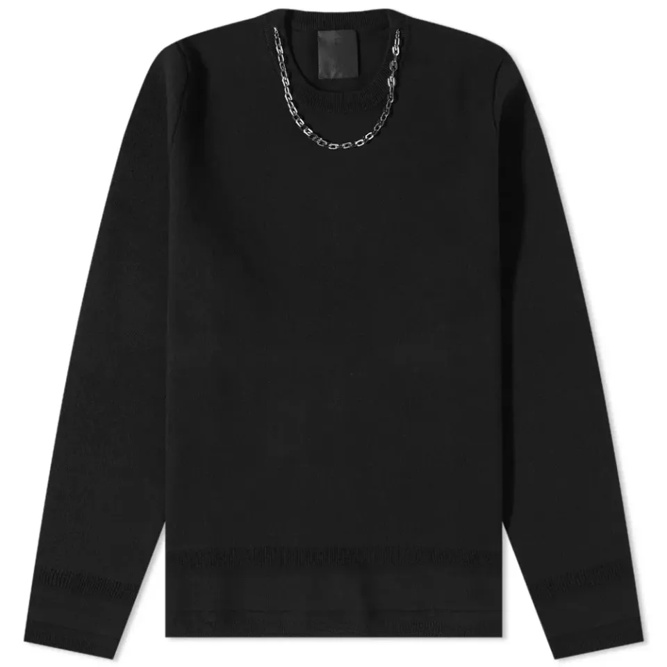 4G Chain Crew Knit