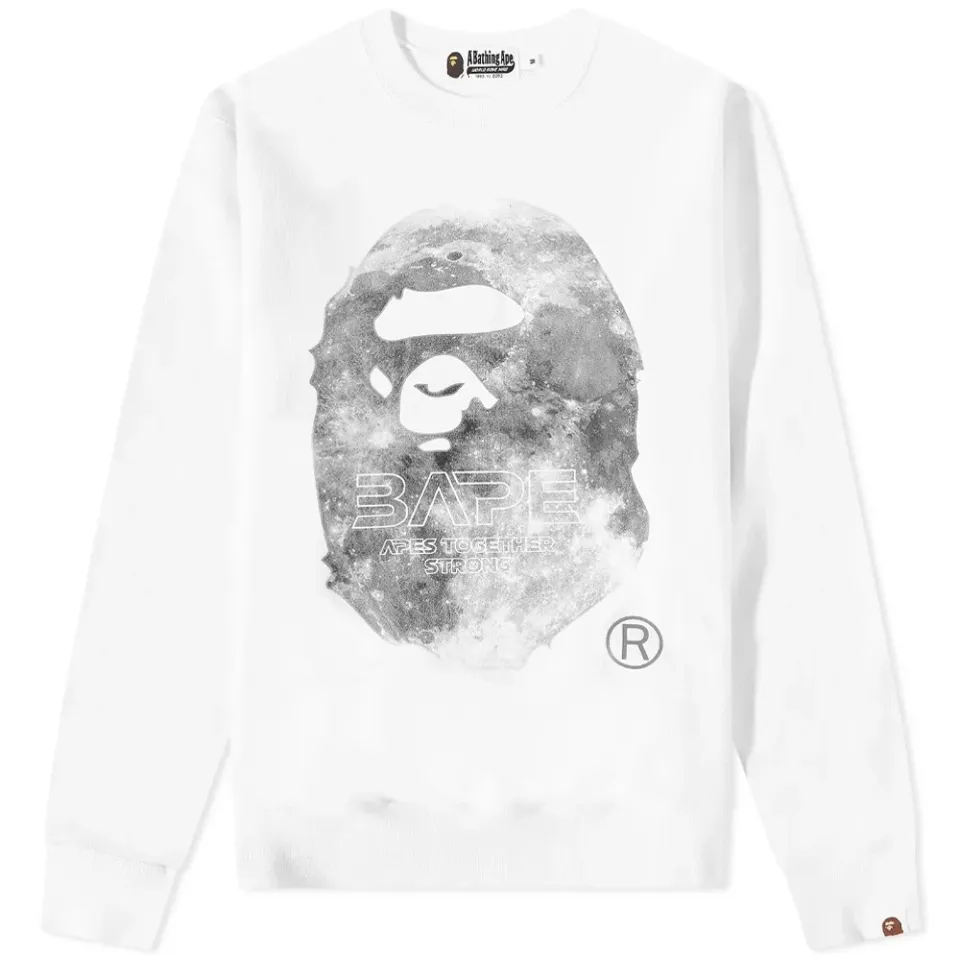 Ape Head Moon Crew Sweat