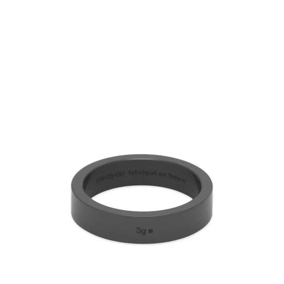 3g Polished Ceramic Ribbon Ring