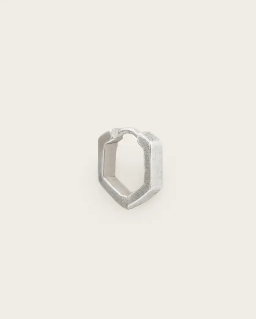 Hex Hoop Earring