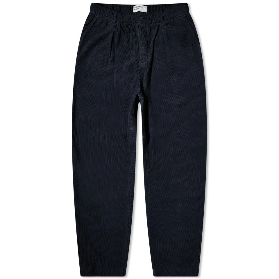 Corduroy Pleated Track Pant