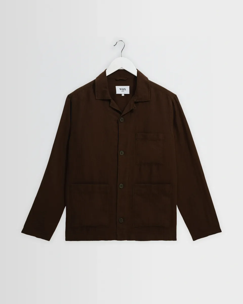 Kimpton - Brown Washed Linen Jacket