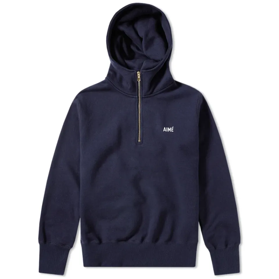 Quarter Zip Hooded Sweat