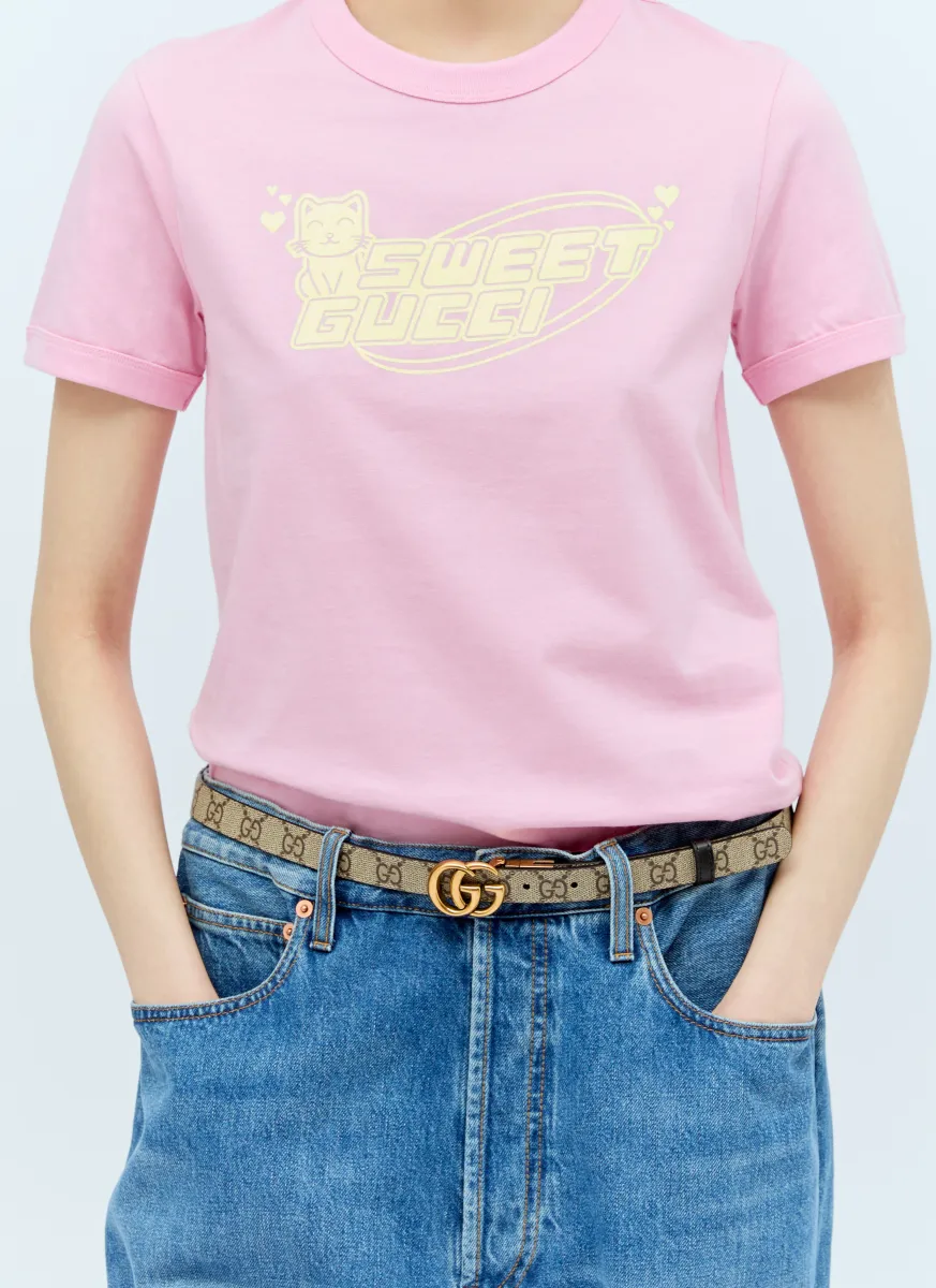 GG Marmont Reversible Thin Belt