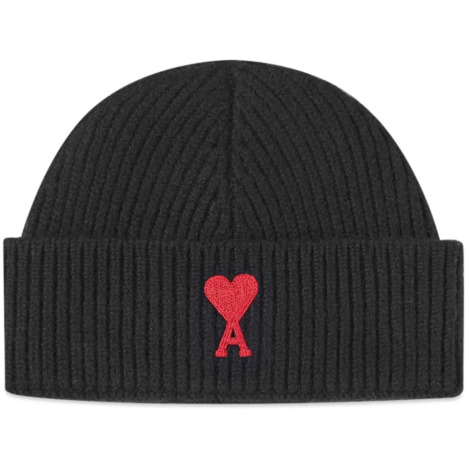 AMI A Heart Logo Beanie