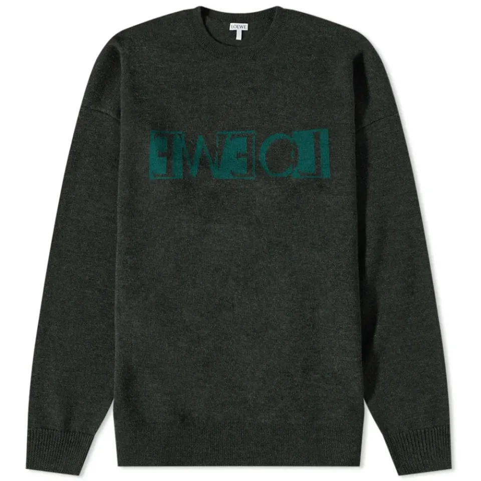 Mirror Logo Crew Knit
