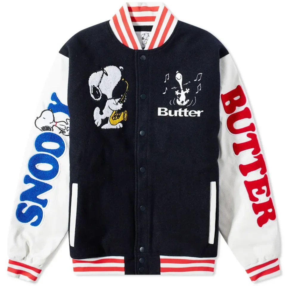 x Peanuts Jazz Varsity Jacket