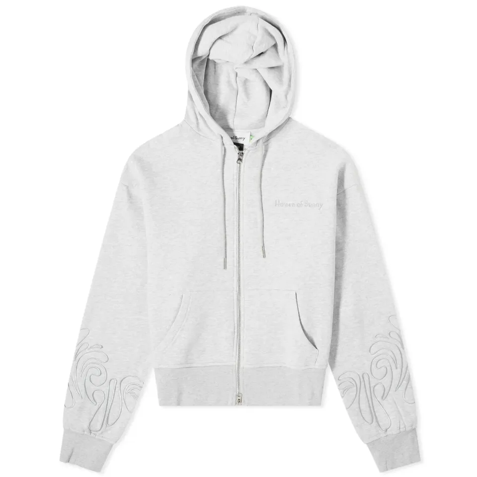 Odyssey Cropped Zip Hoodie