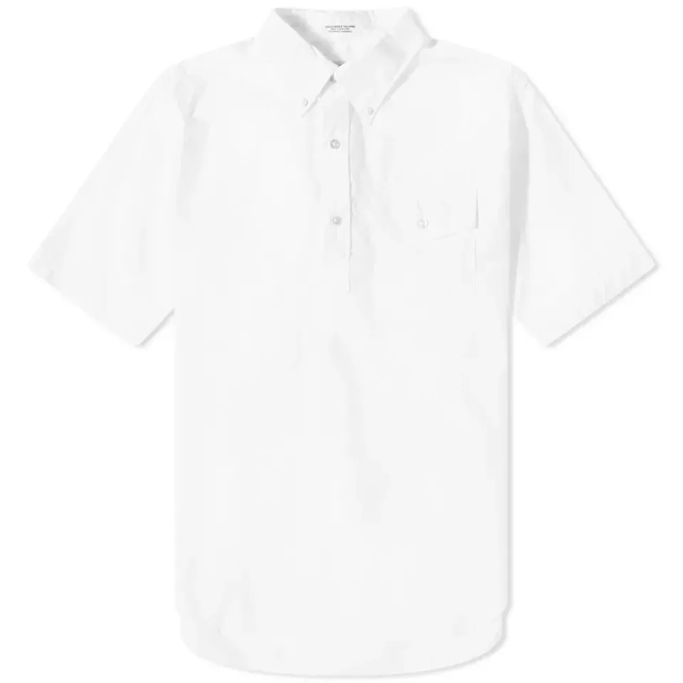 Popover Button Down Short Sleeve Shirt
