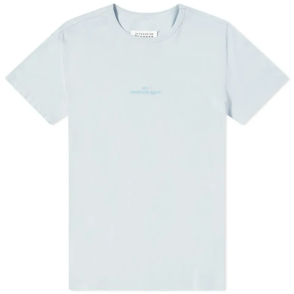 Embroidered Tonal Text Logo T-Shirt