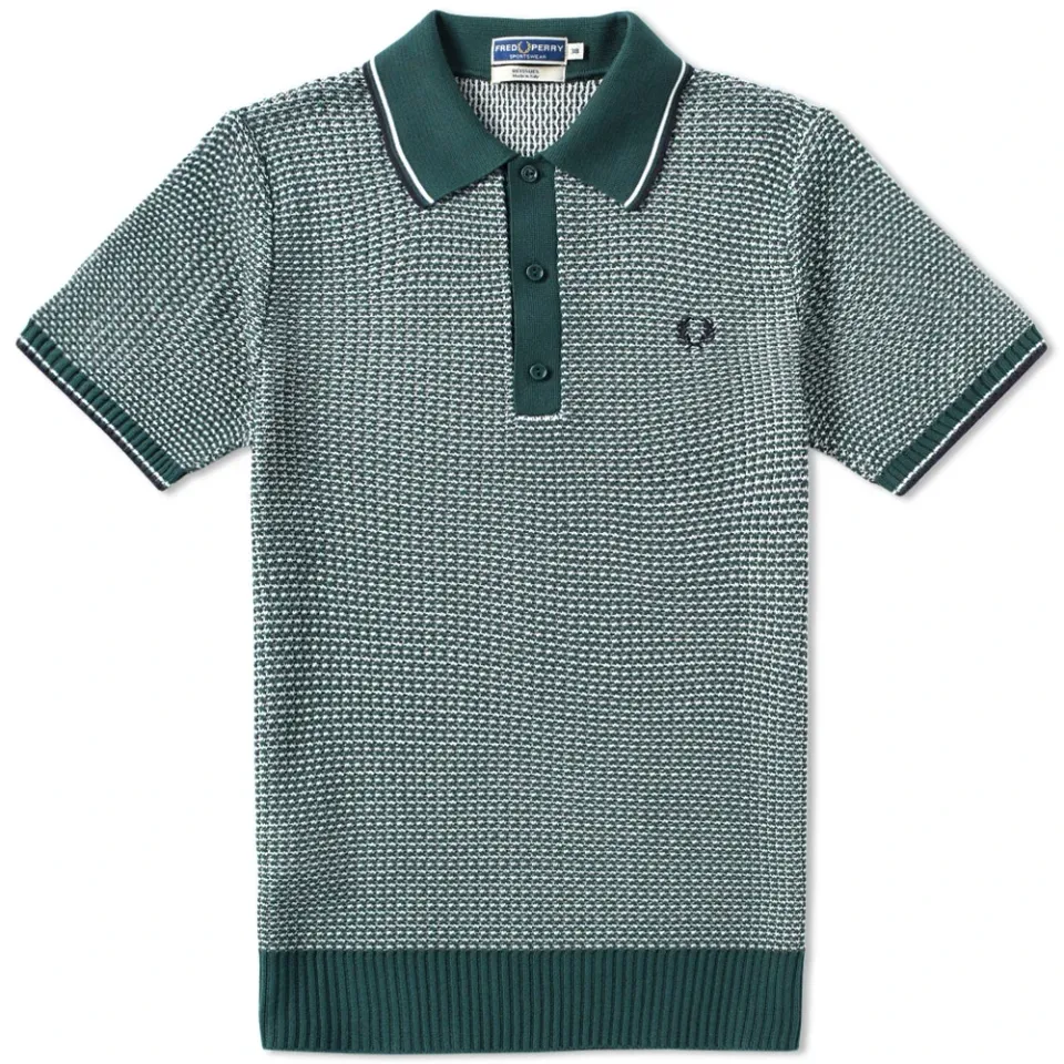 Fred Perry Reissues Two Colour Knit Polo