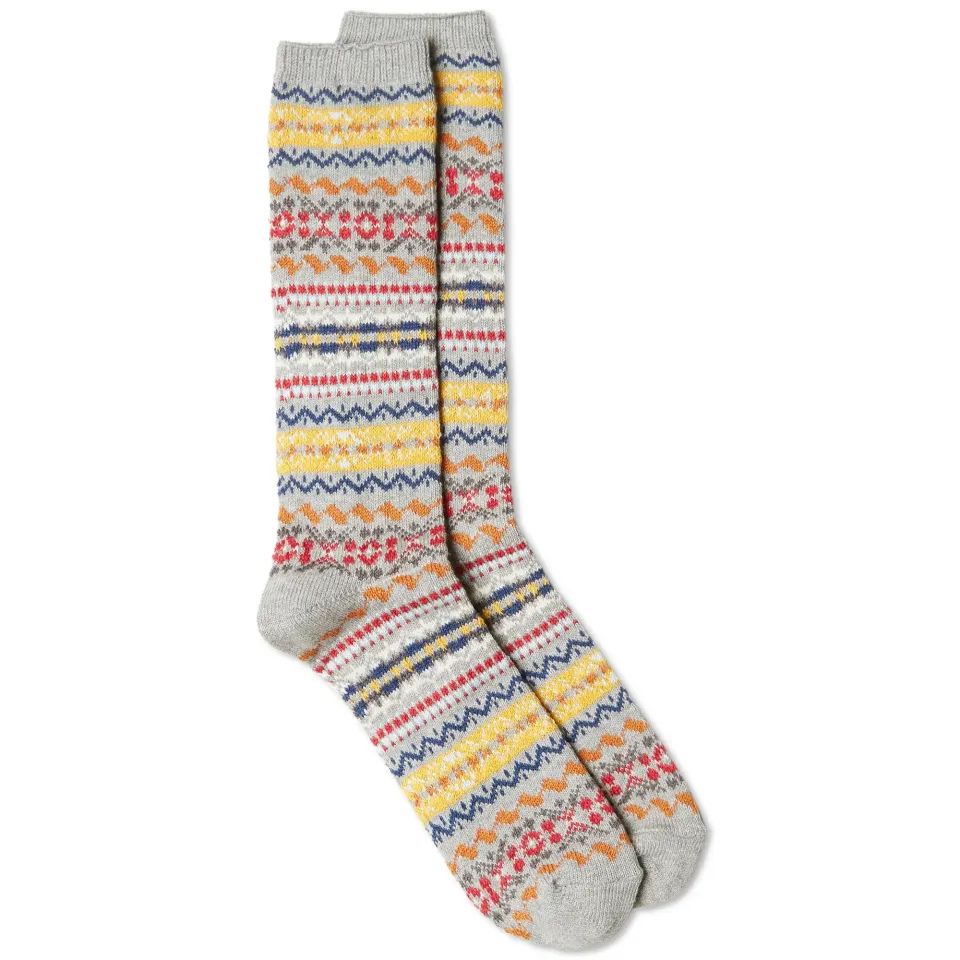 Fair Isle Crew Sock