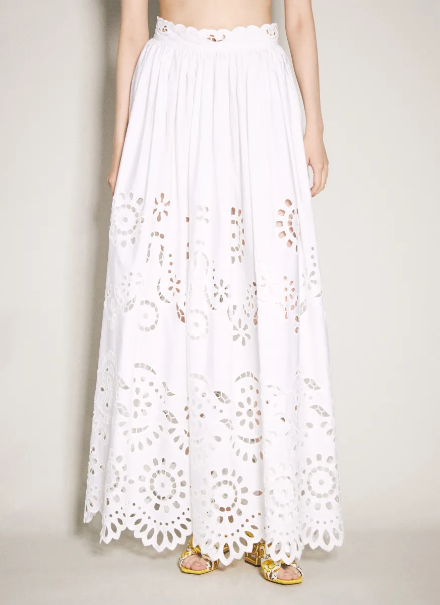 Poplin Maxi Skirt