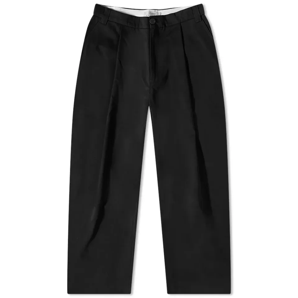 Sorte Deep Pleat Volume Twill Pant
