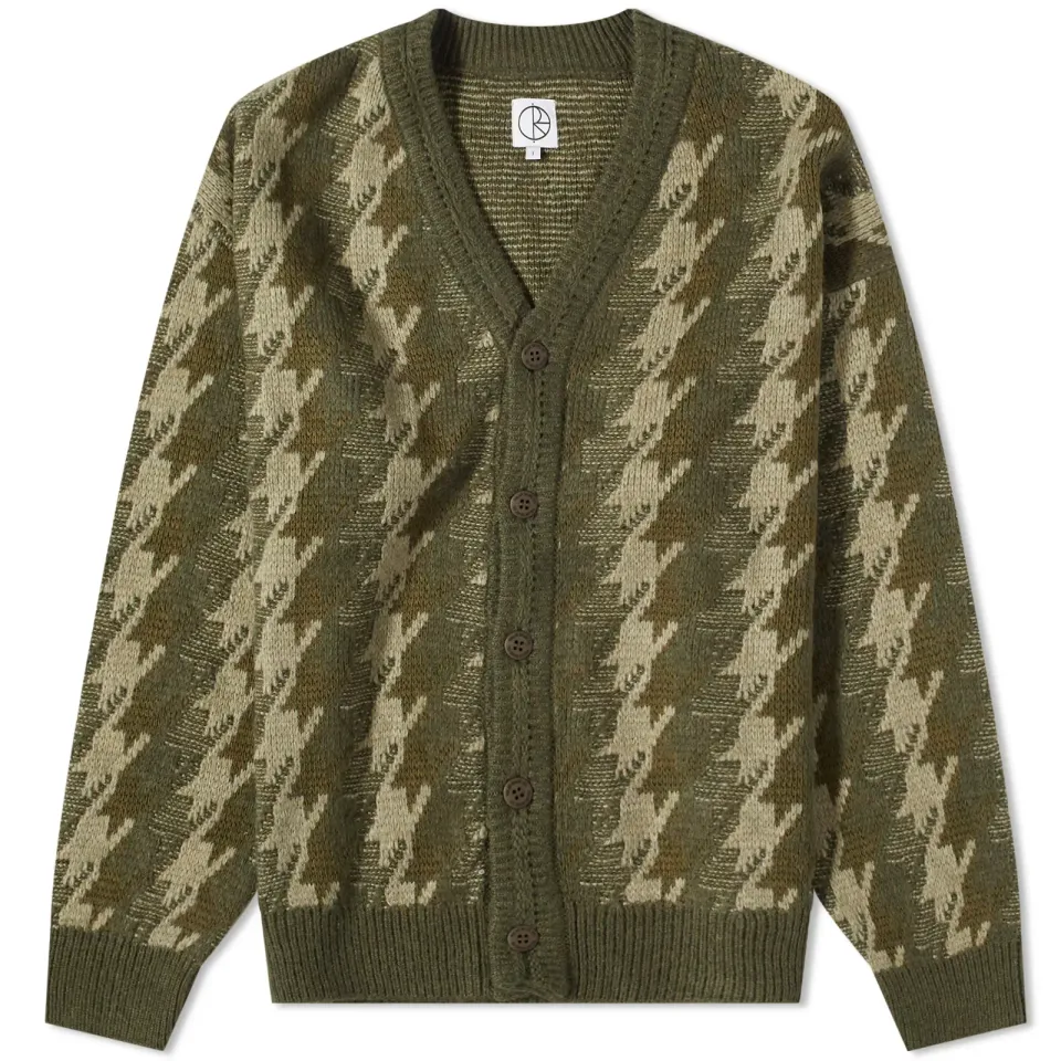 Polar Skate Co. Louis Houndstooth Cardigan