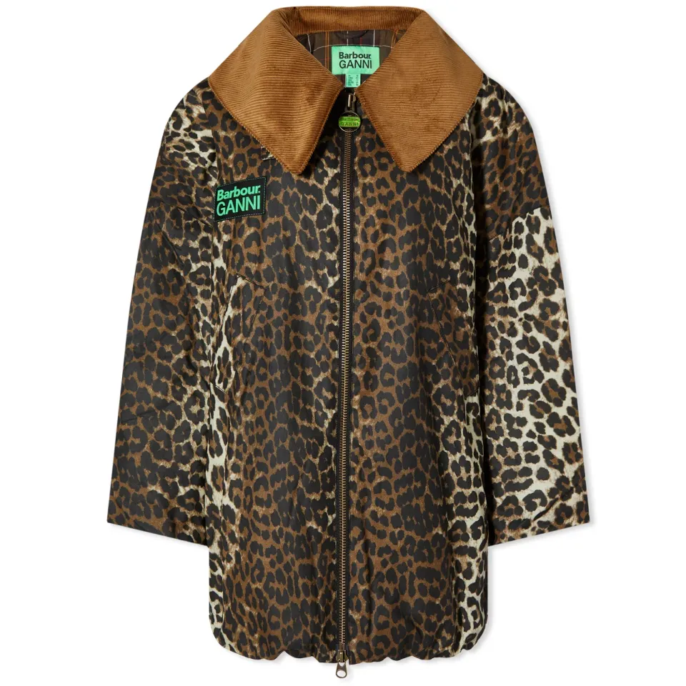 x Ganni Printed Bomber Jacket