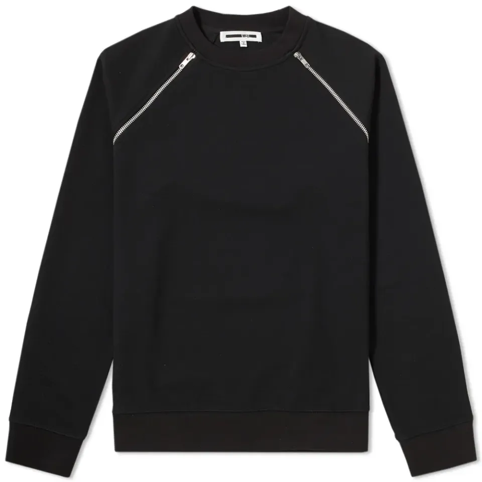 McQ by Alexander McQueen Zip Crew Sweat