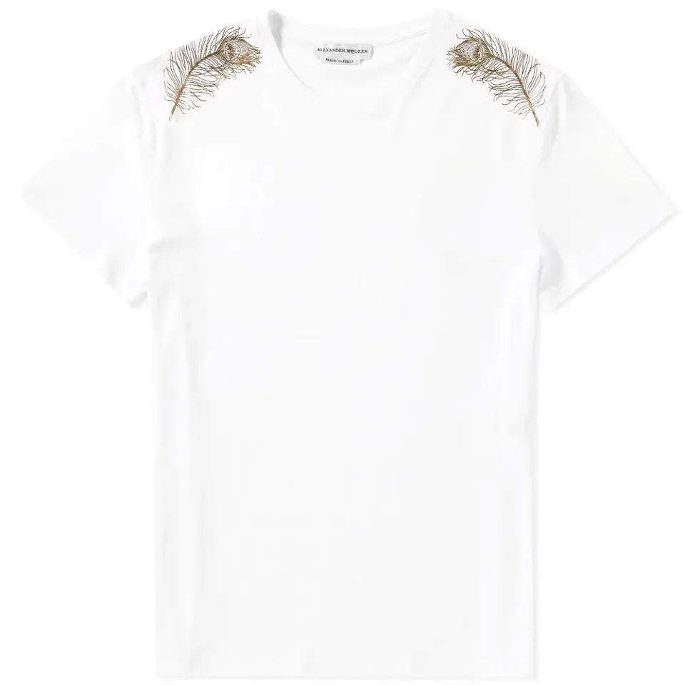 Gold Feathers Tee