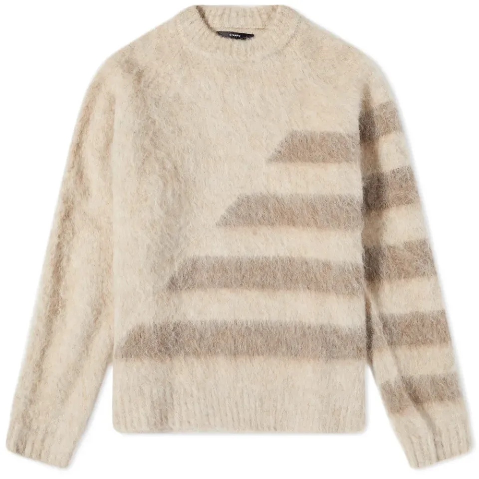 Mohair Stripe Sweat