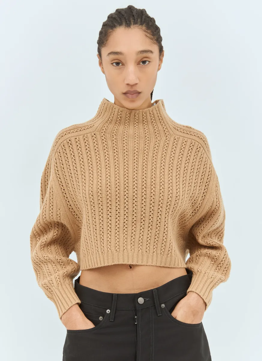 Wool-And-Cashmer-Blend Sweater