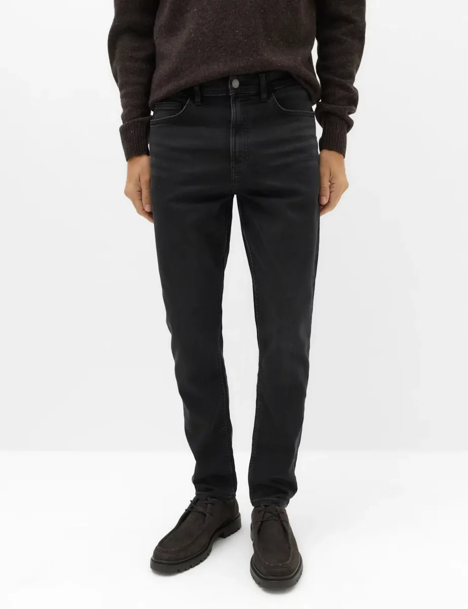 Slim Fit Comfort Stretch Jeans Black Denim