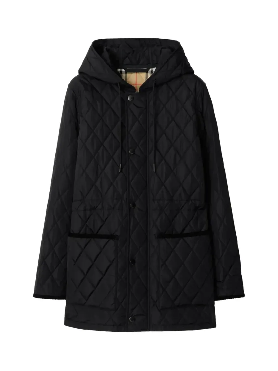 Women quilted jacket Black/Sand