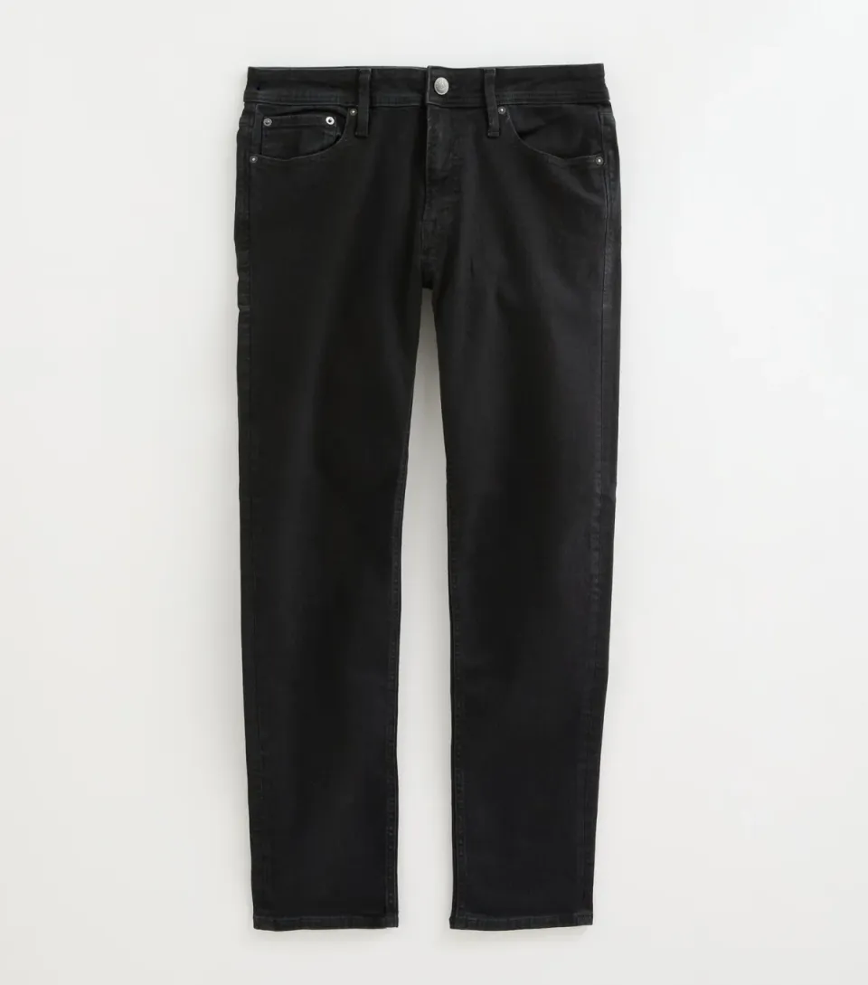 Men's Black Cotton Rich Slim Fit Jeans