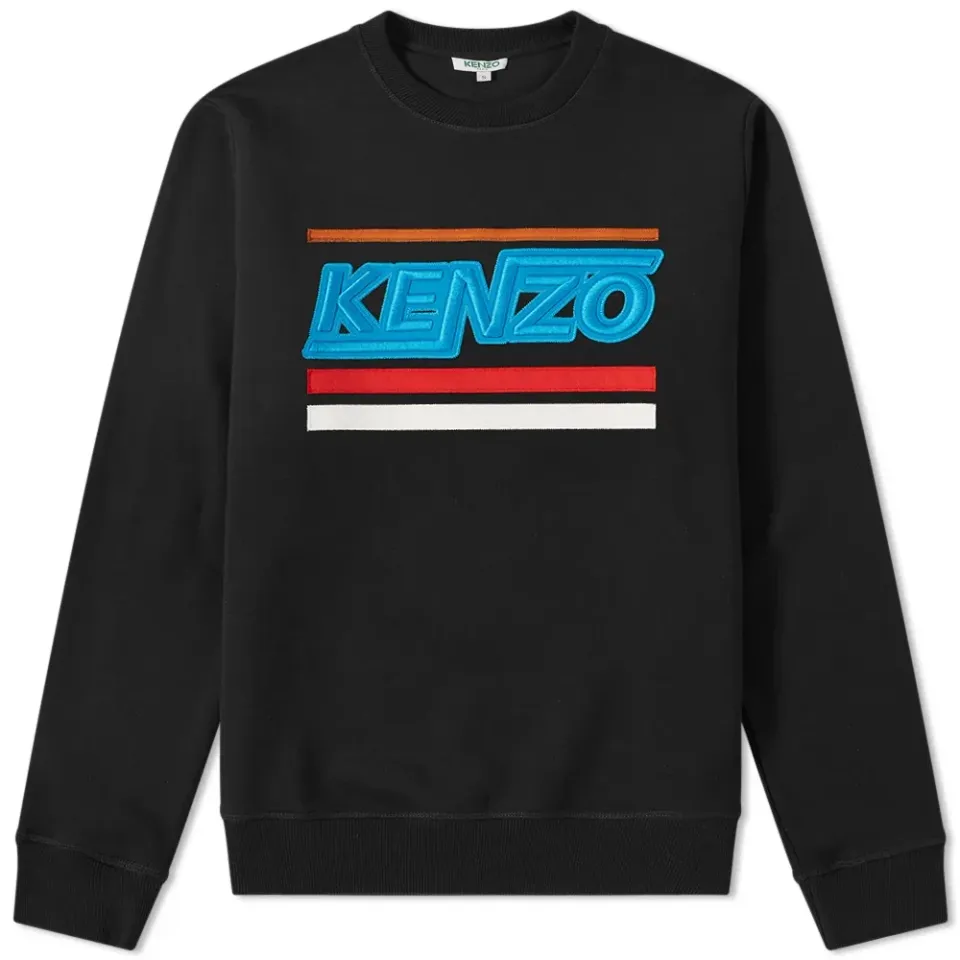 Distorted Logo Crew Sweat