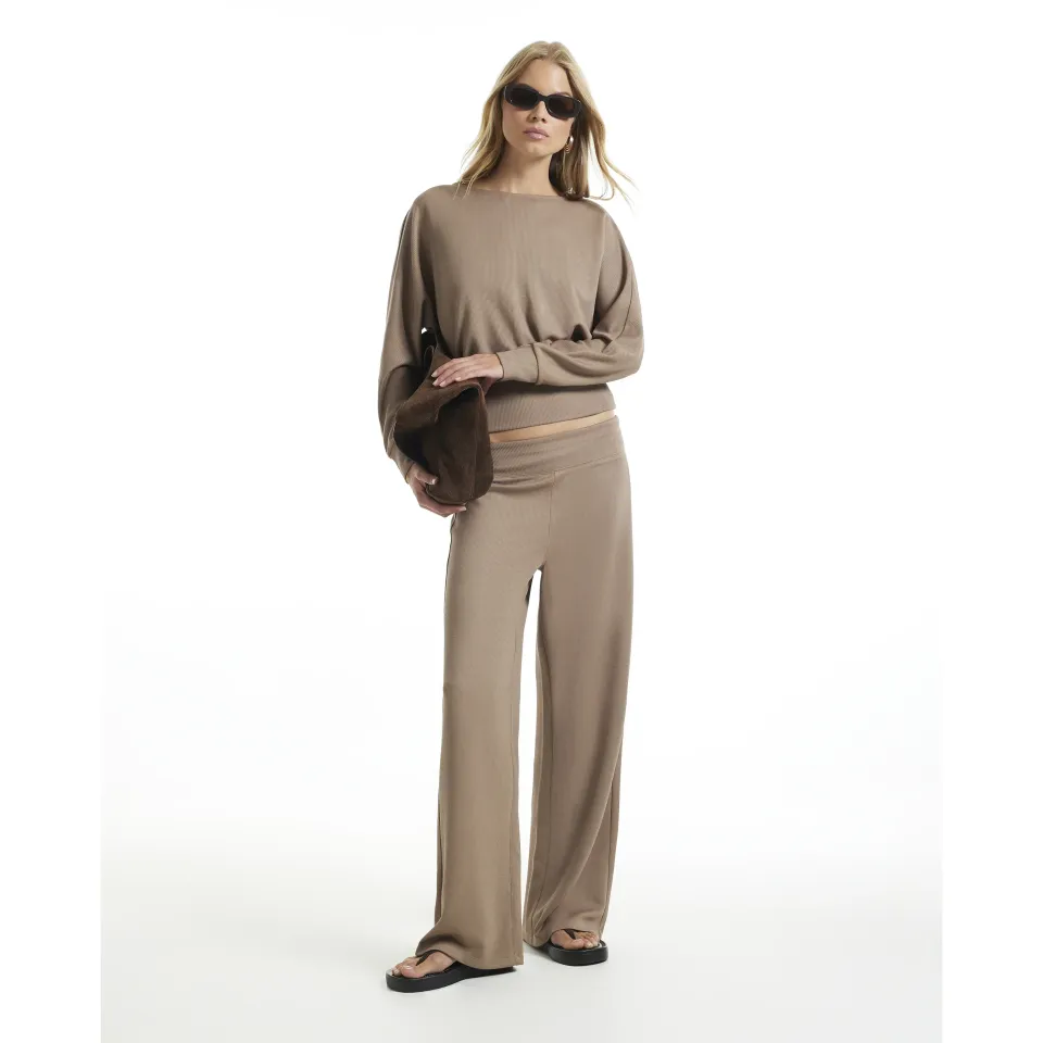 Ribbed Soft Touch Trousers