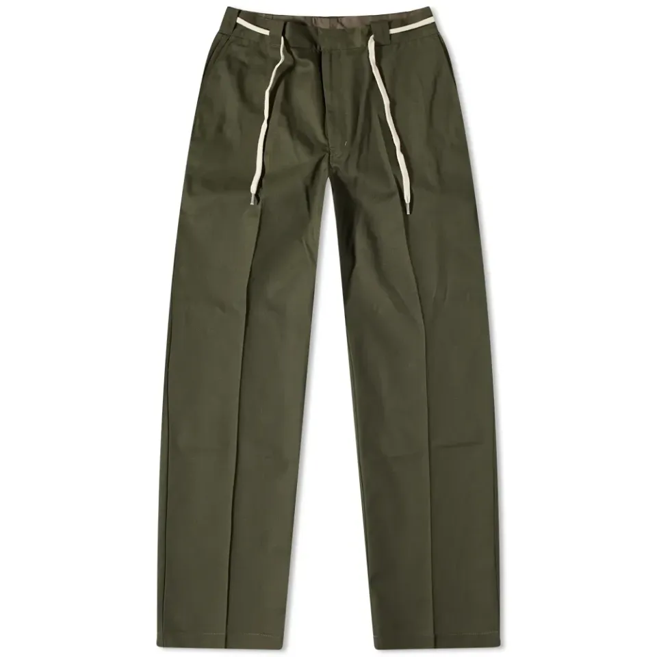 Drôle de Monsieur Drawstring Twill Pants