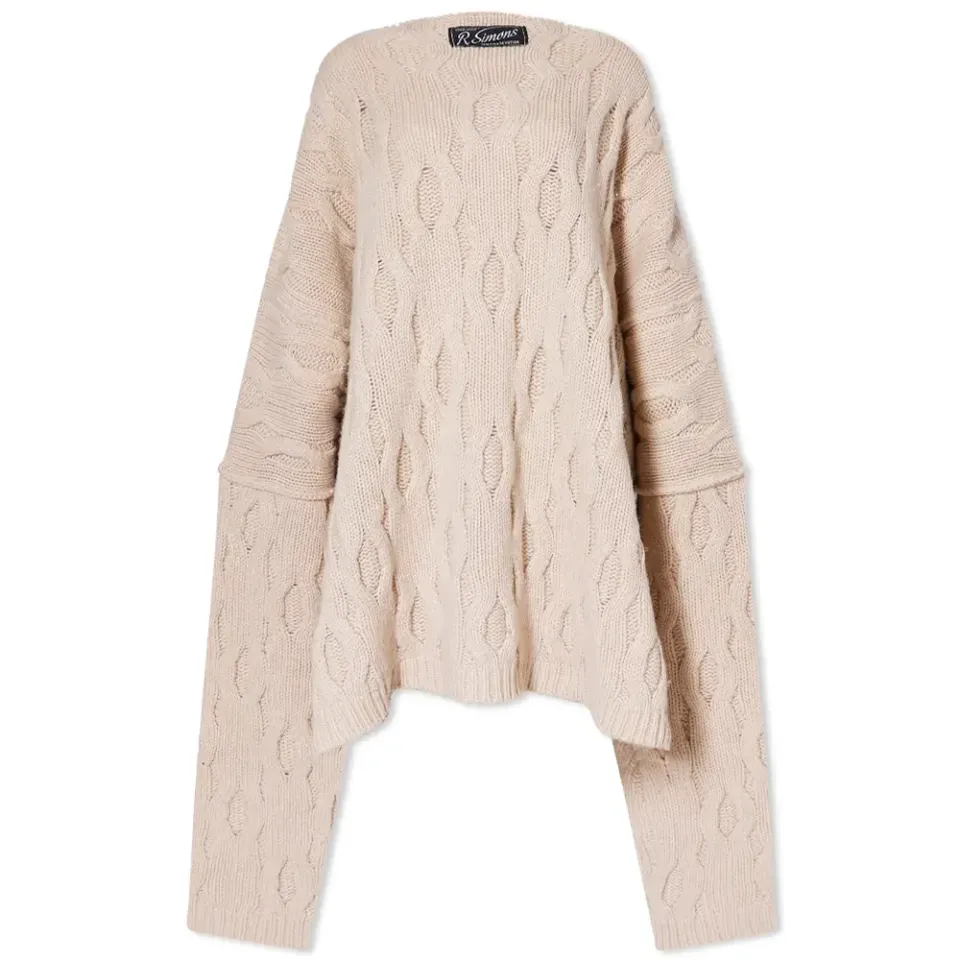 Oversized Reversed Knit Sweater