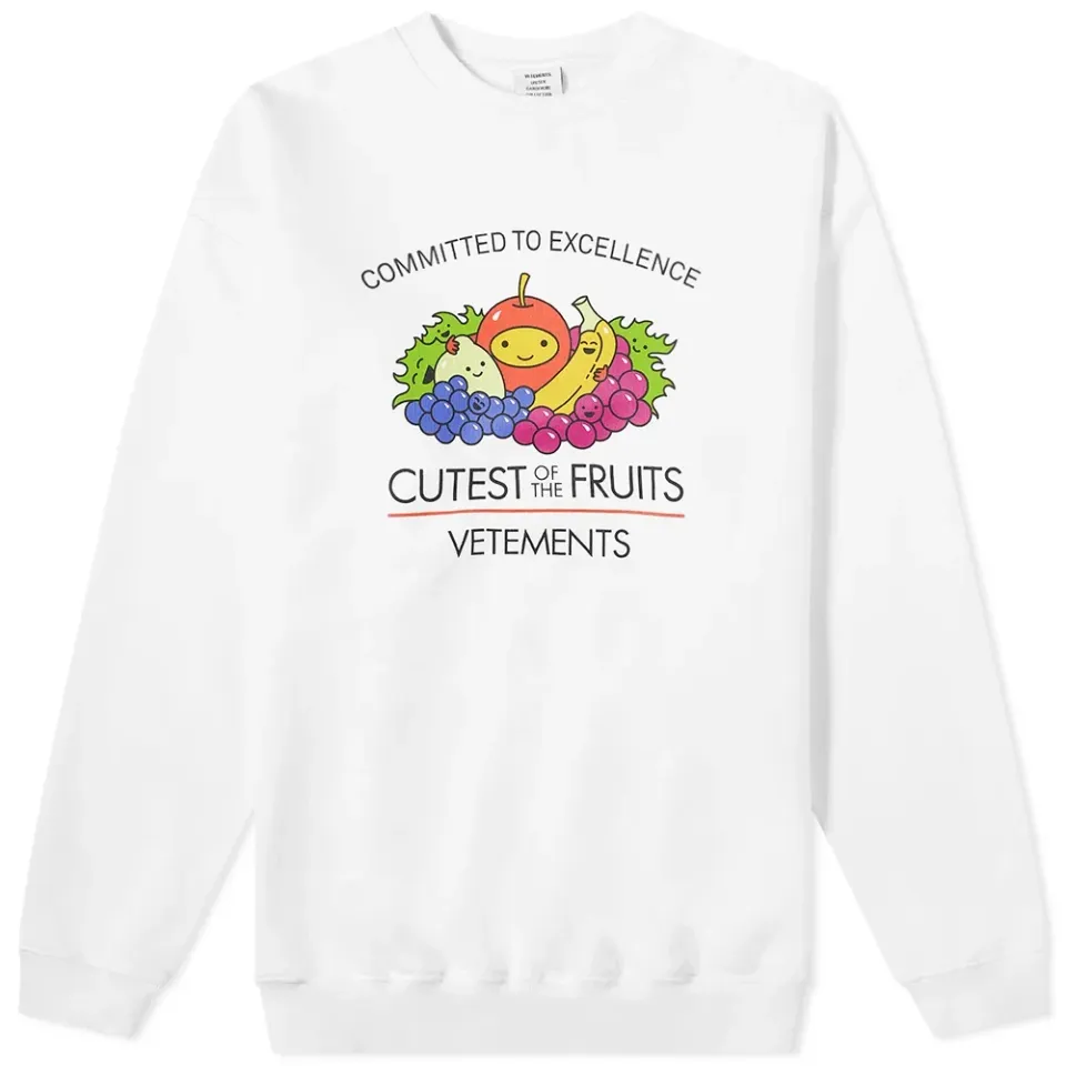 Cutest Of The Fruits Oversized Crew Sweat