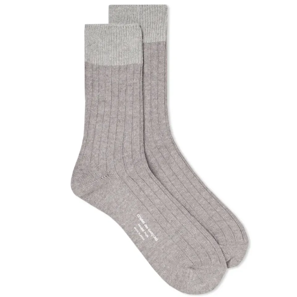 Comme des Garcons Homme Plus Multi Rib Sock
