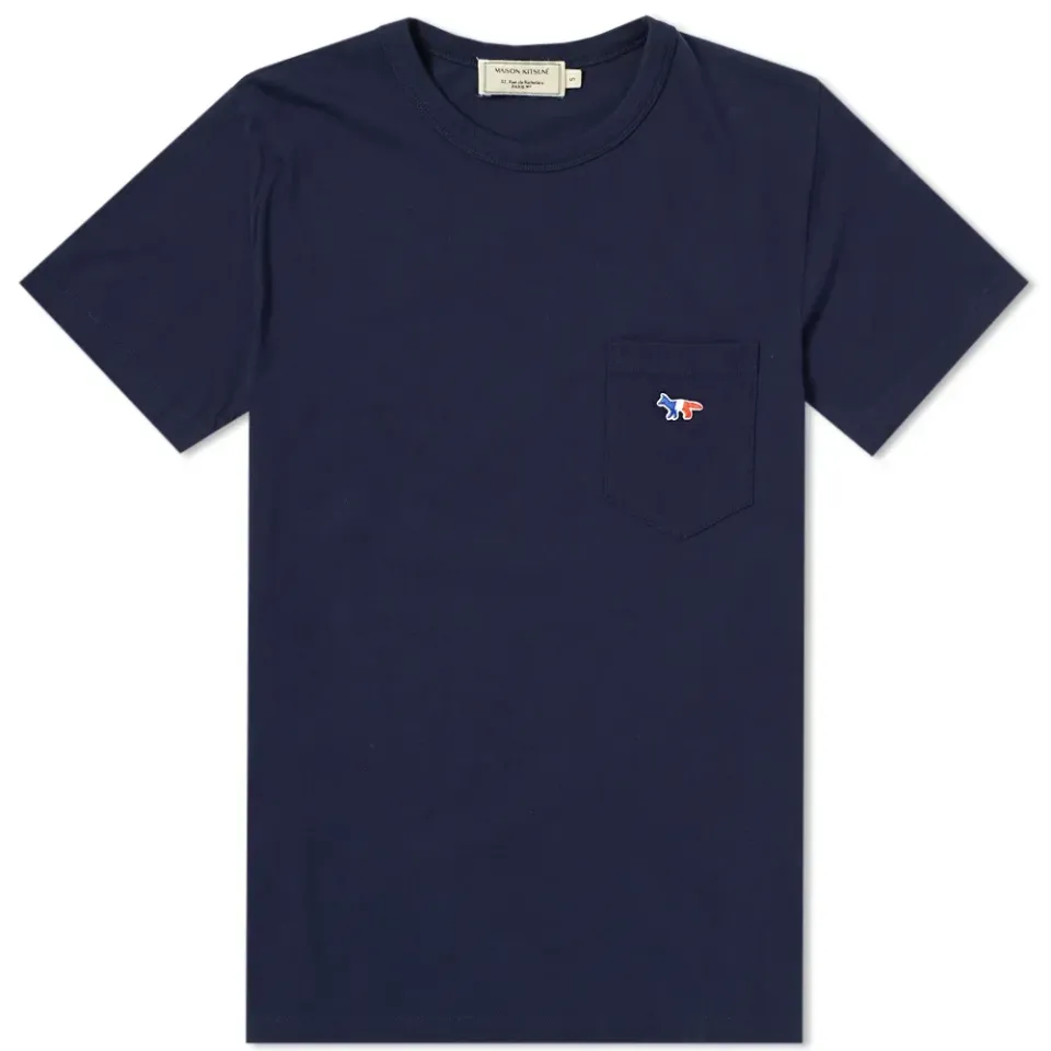 Maison Kitsuné Tricolour Fox Pocket Tee