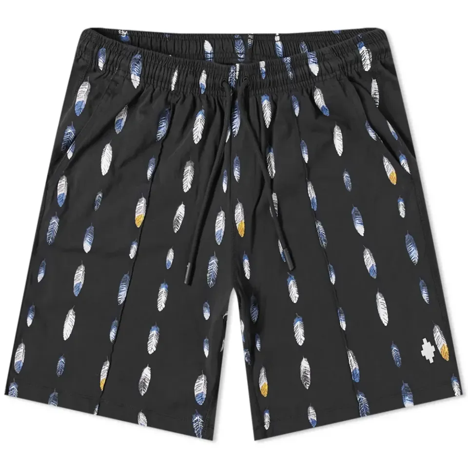 All Over Feathers Sweat Shorts