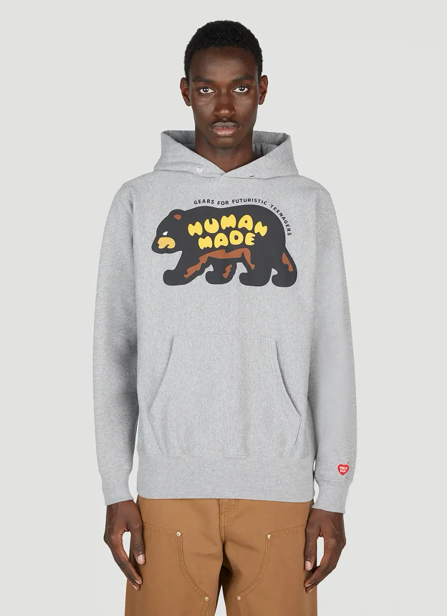 Graphic Print Hooded Sweatshirt