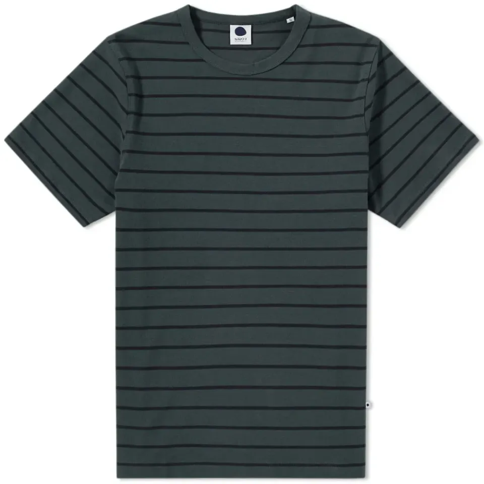 Basic Striped Pique Tee