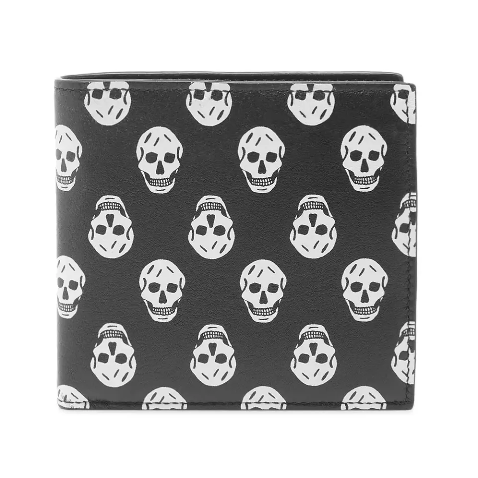 All Over Skulls Billfold Wallet