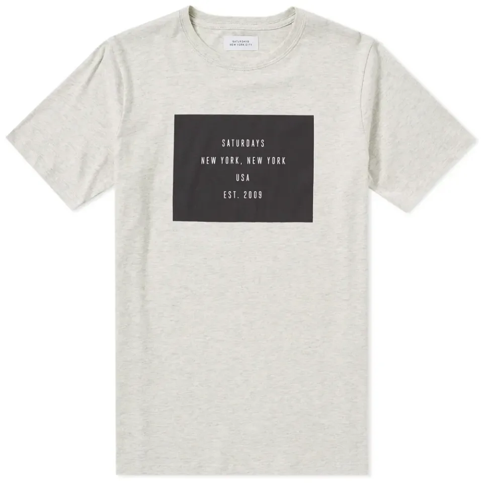 Saturdays Established Box Logo Tee