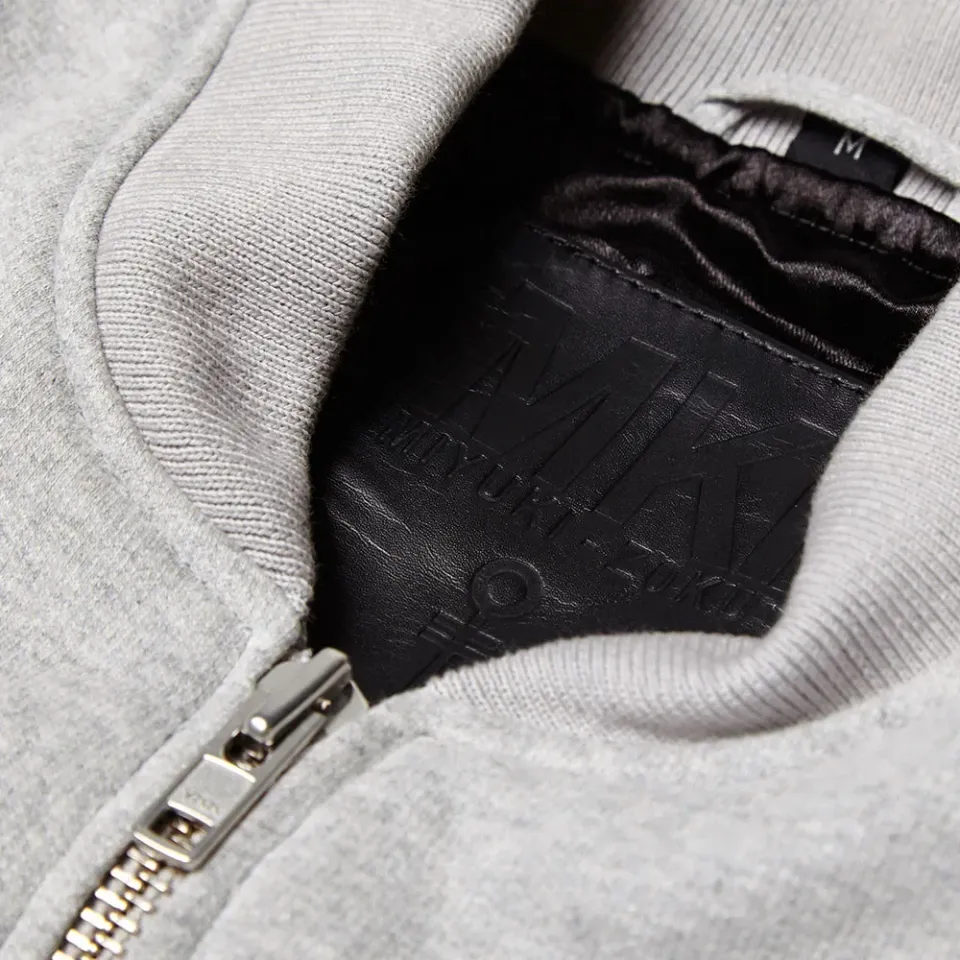 Black Jersey Bomber Jacket