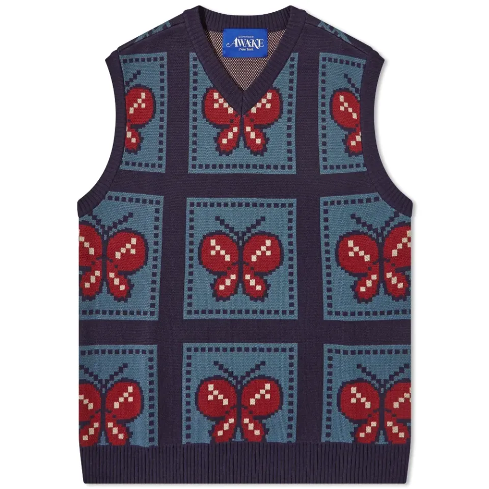 Butterfly Knit Vest